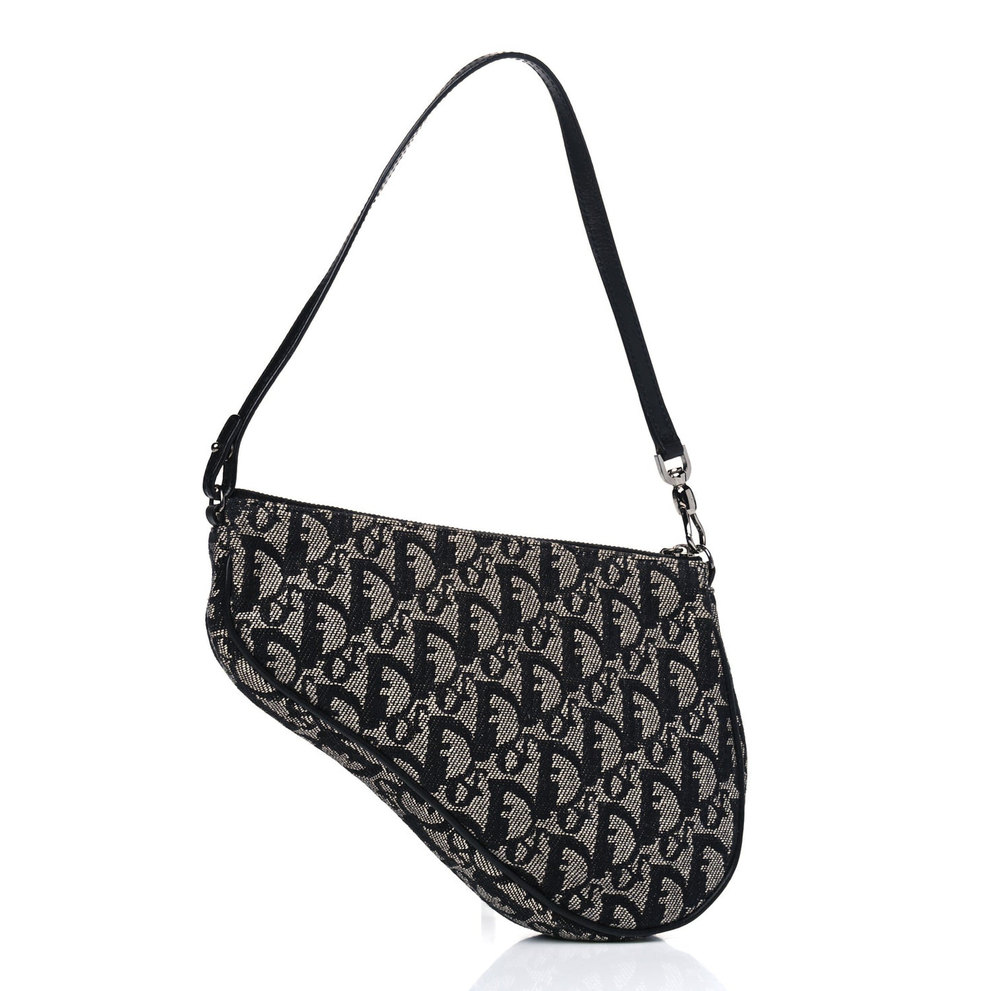 Monogram Mini Saddle Pochette Black