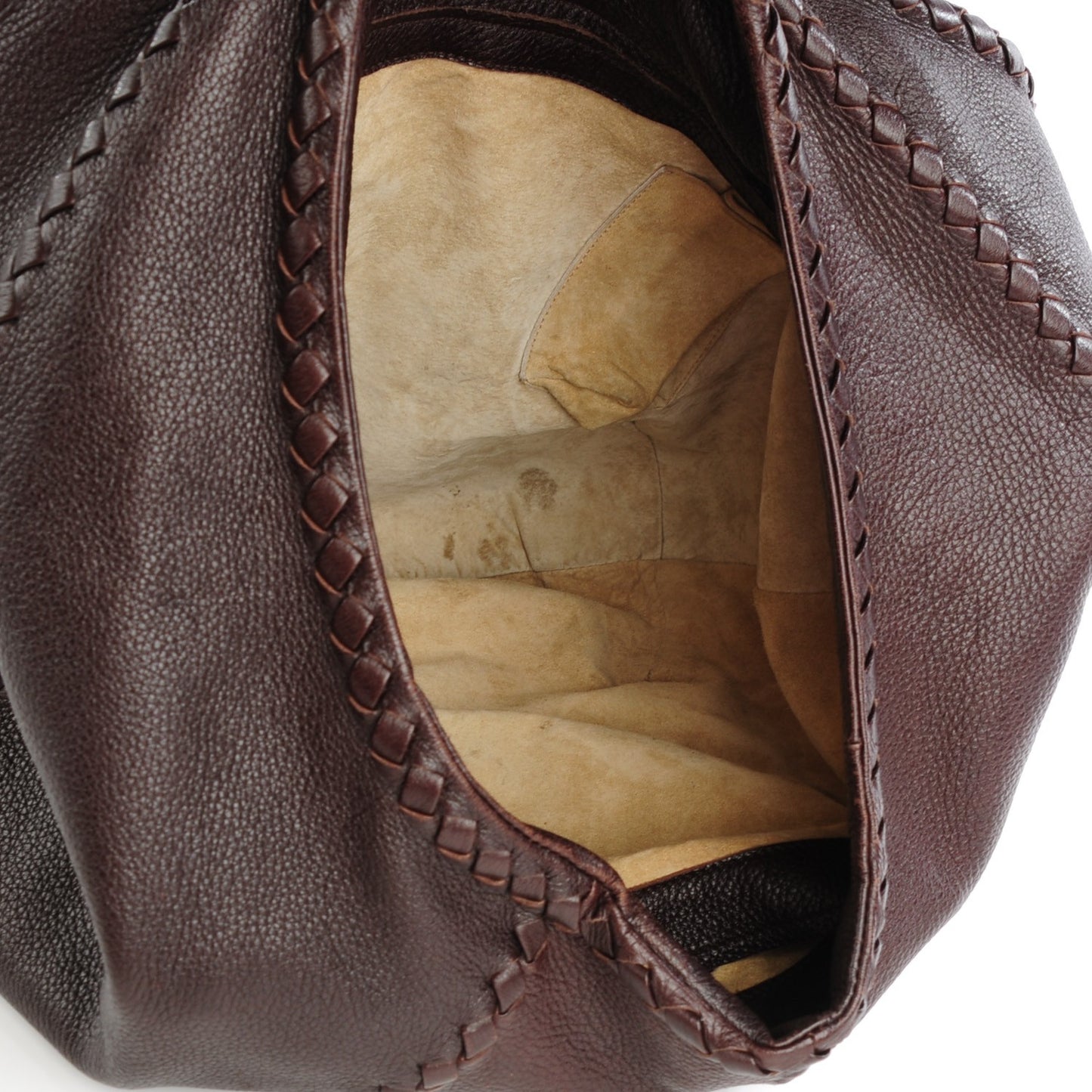 Cervo Deerskin Large Hobo Ebano