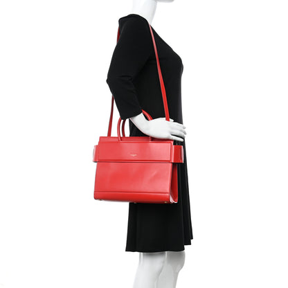 Givenchy Smooth Calfskin Small Horizon Satchel Red 2 of 15