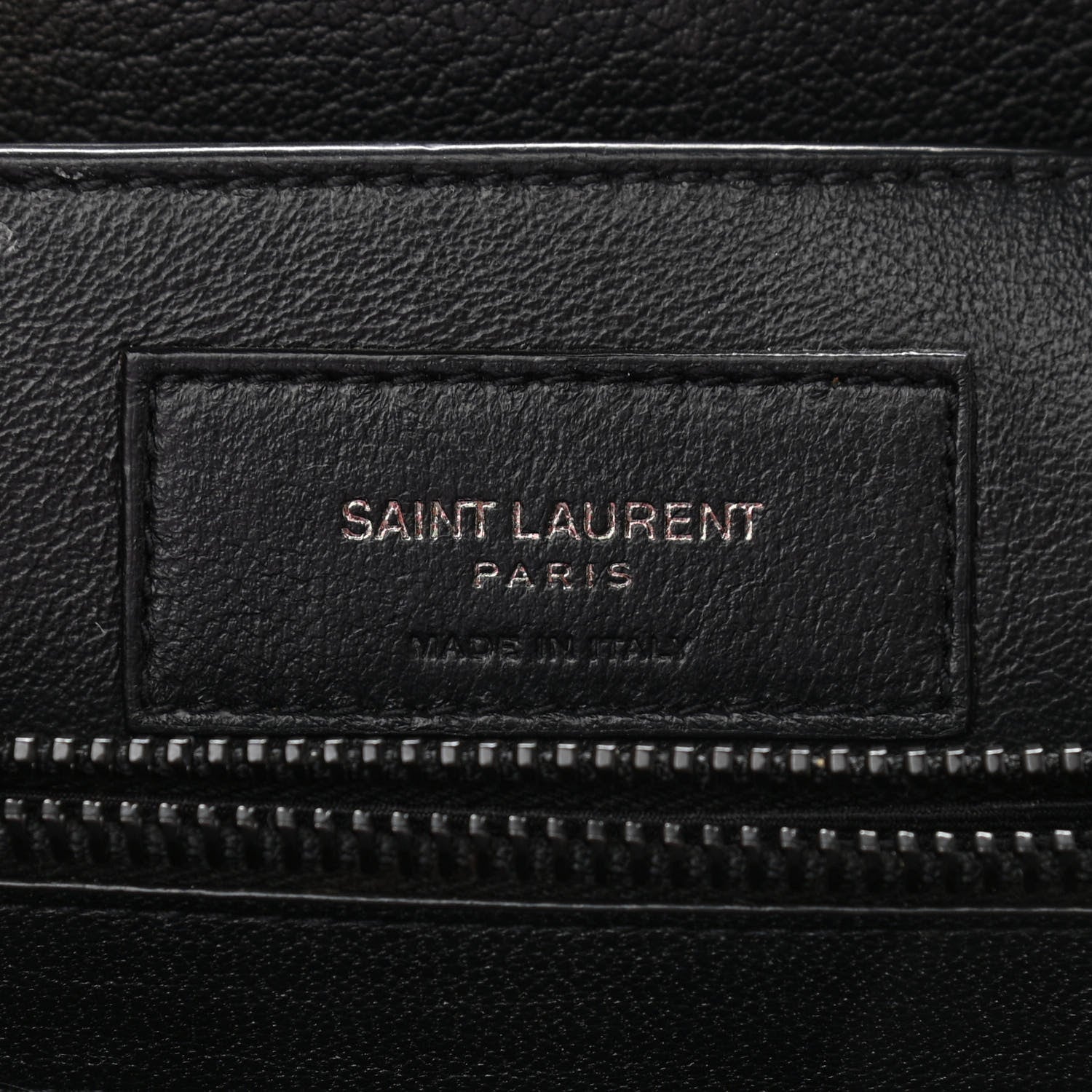 Saint Laurent Sheepskin Matelasse Chevron Monogram Monochrome Large College Satchel Black 5 of 12