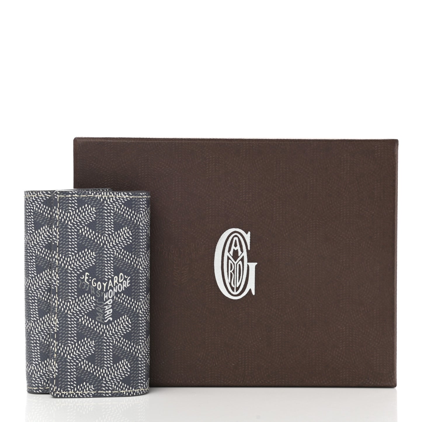 Goyardine Saint Michel 6 Key Holder Grey