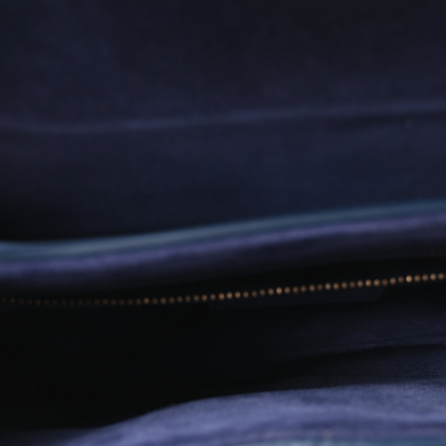 Calfskin Gradient Saddle Bag Indigo Blue