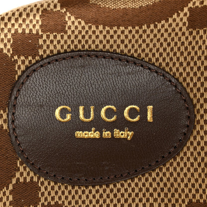 Gucci Monogram Jumbo GG Nappa Samoa Platform 40mm Slide Sandals 39 Camel Ebony New Acero 7 of 11