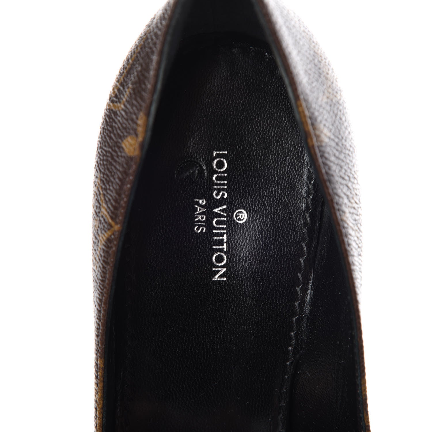 Louis Vuitton Patent Monogram Fetish Pump 36 7 of 11