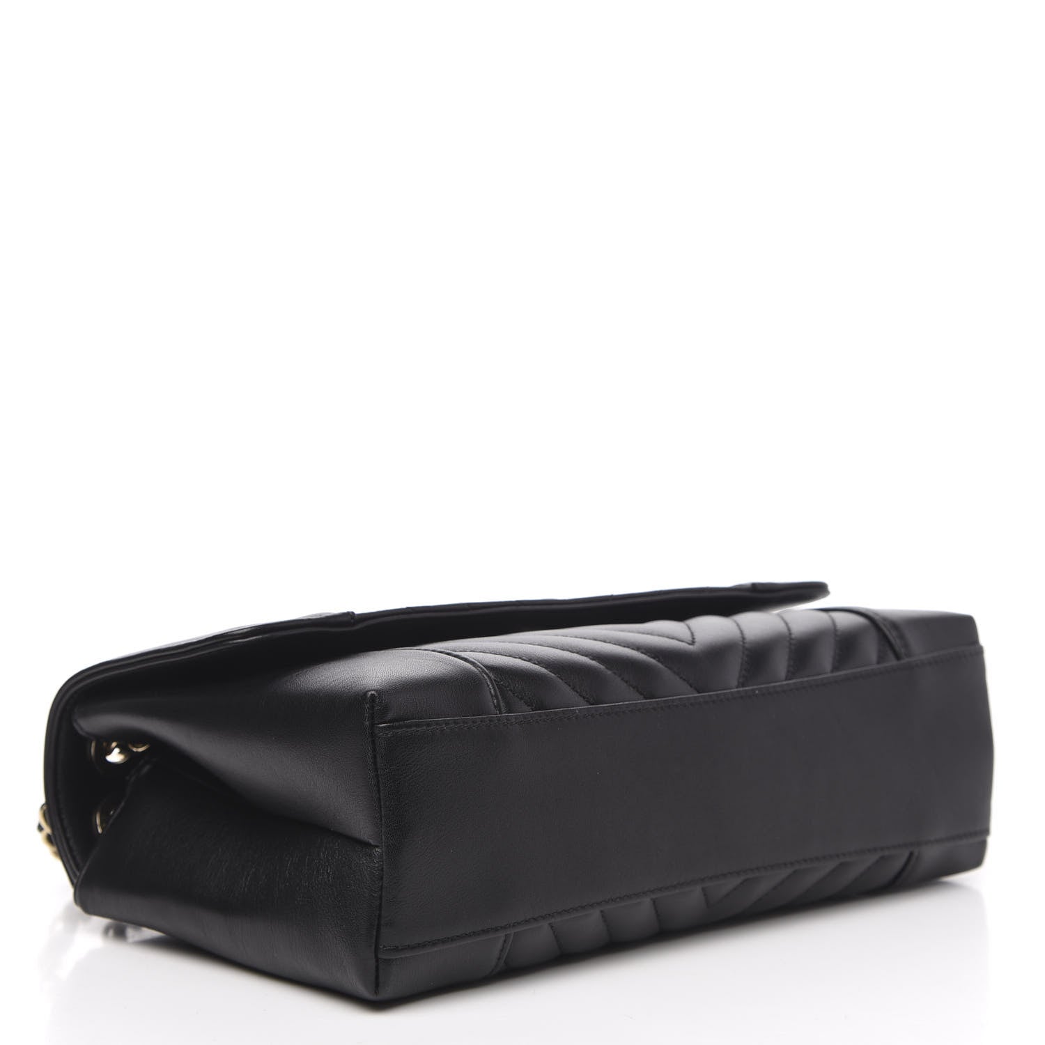 Chanel Calfskin Quilted Medium Daily Chevron Flap Black 3 of 11