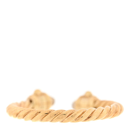 David Yurman 18K Yellow Gold Diamond Renaissance Ring 49 5 3 of 4