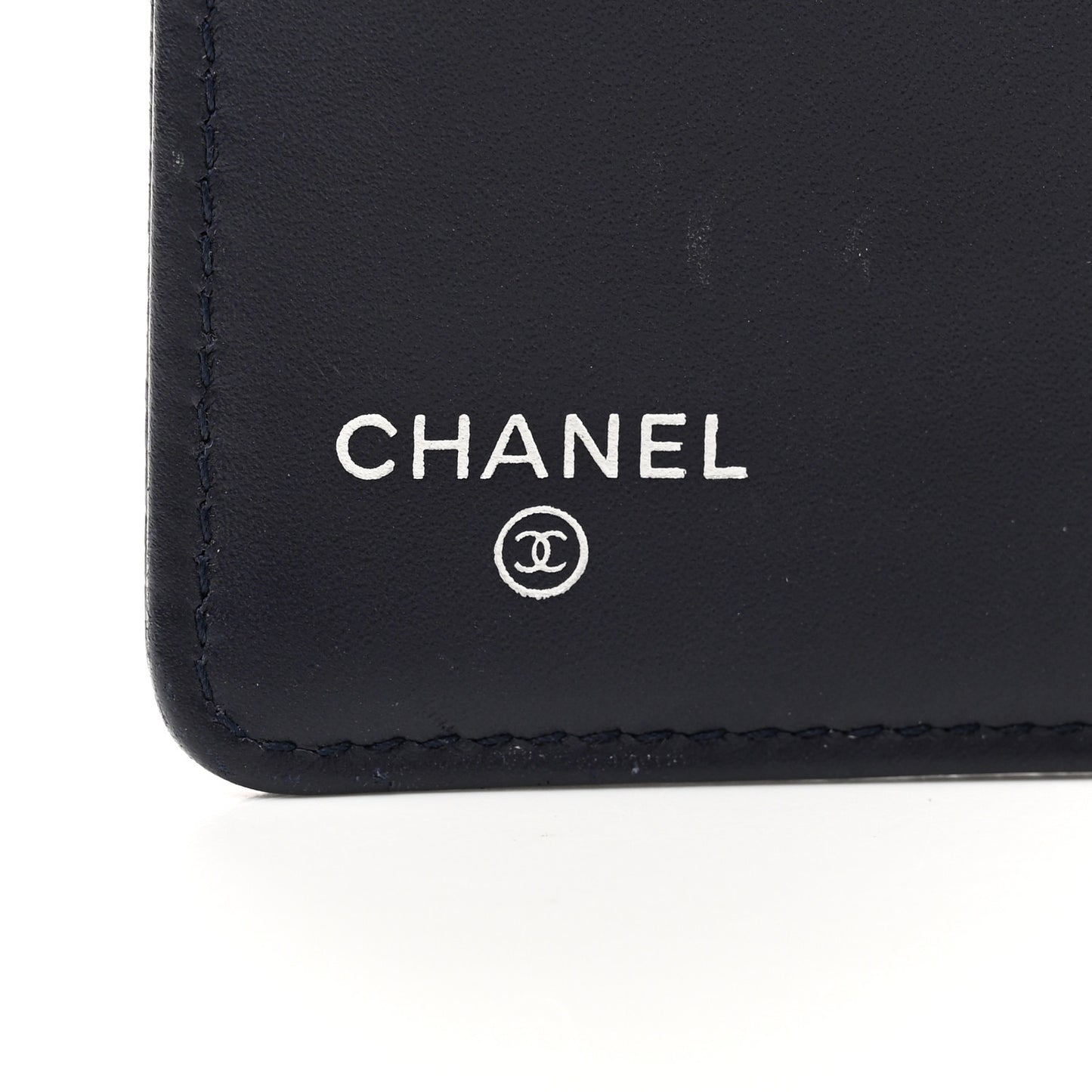 Caviar Timeless CC Yen Wallet Dark Blue