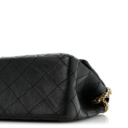 Chanel Aged Calfskin Quilted 2.55 Reissue 226 Flap Black 10 of 12