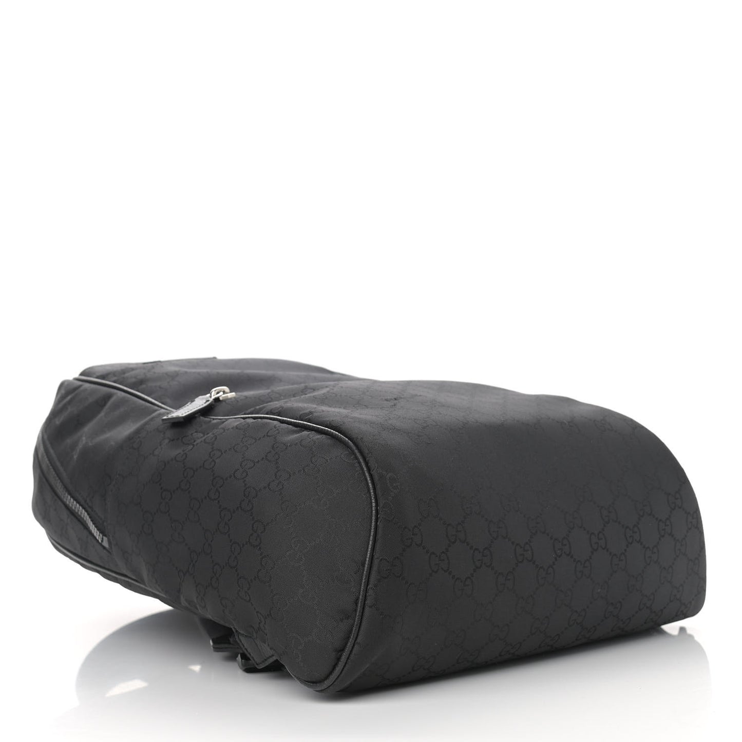 Nylon Monogram Slim Backpack Black
