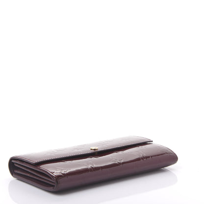 Louis Vuitton Vernis Sarah Wallet Rouge Fauviste 4 of 11