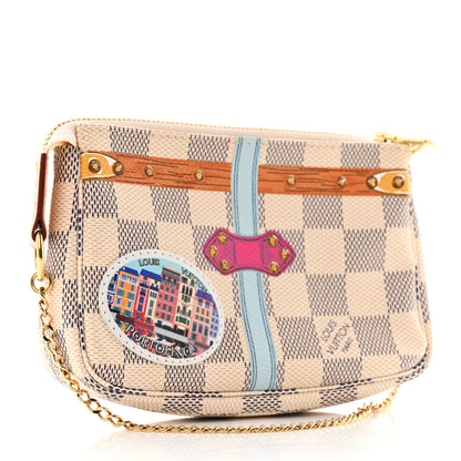 Louis Vuitton Damier Azur Summer Trunks Portofino Mini Pochette Accessories 2 of 7