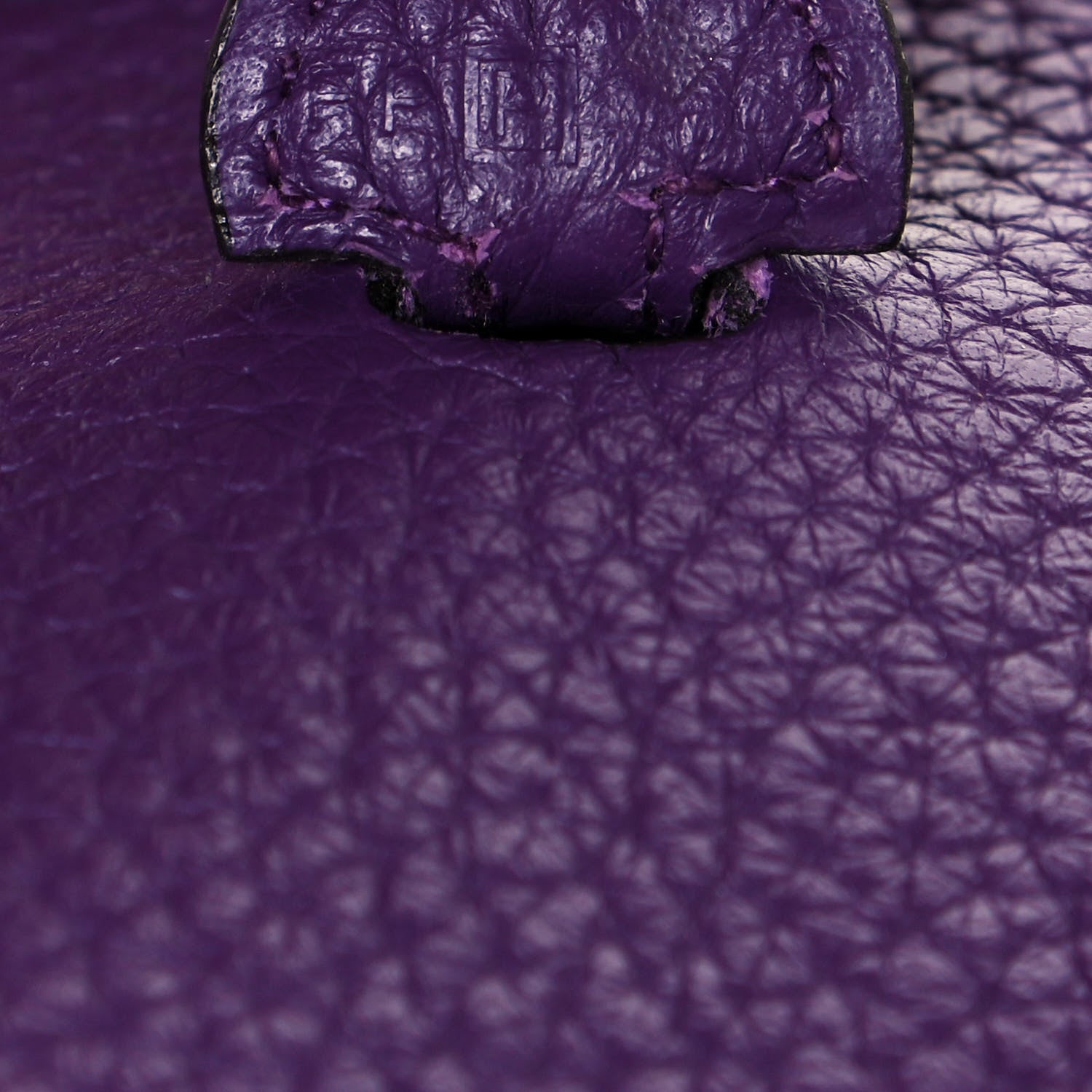 Hermes Taurillon Clemence Amazone Evelyne TPM Ultraviolet 7 of 12