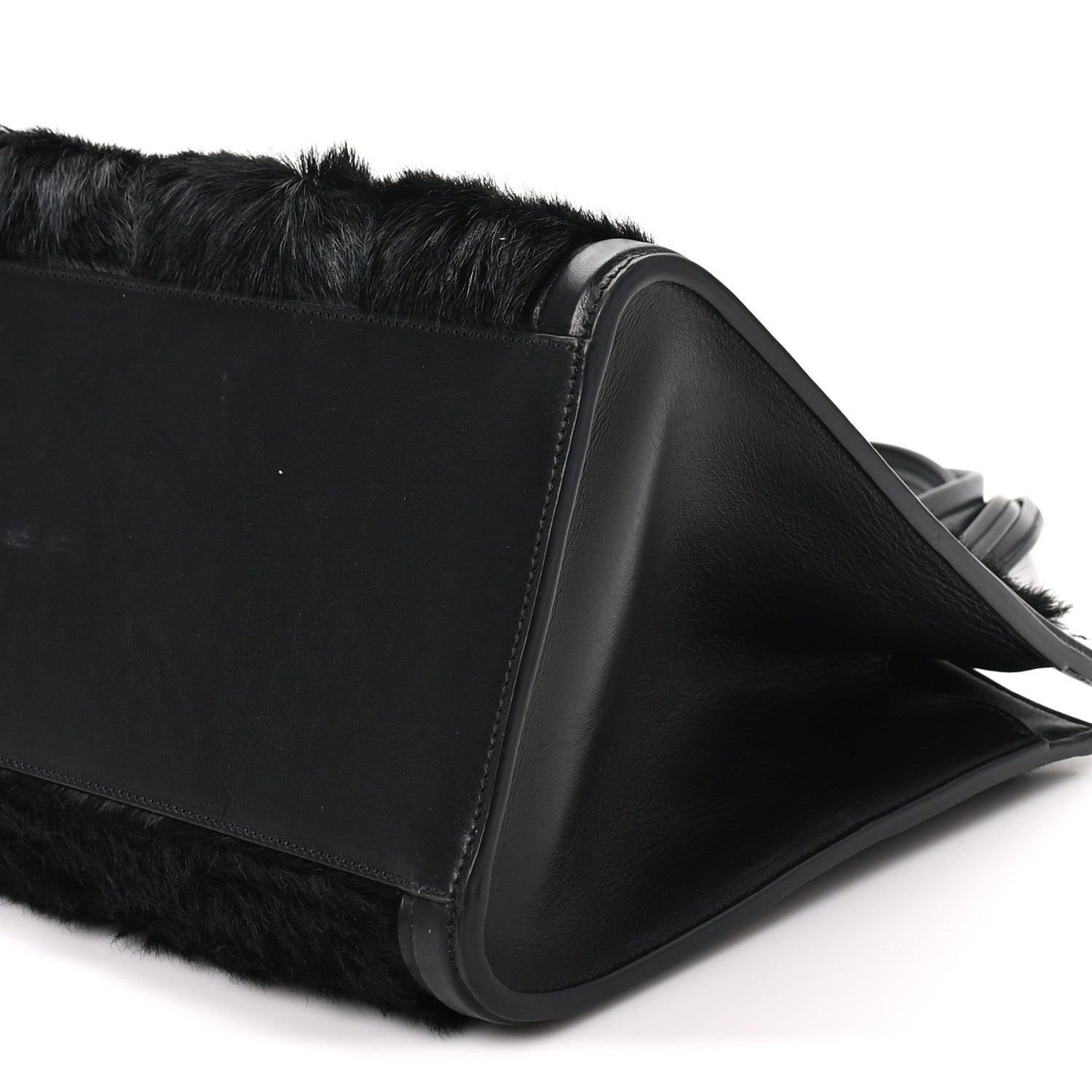 Phoebe Philo Calf Hair Small Kit Cabas  Black 9 of 9