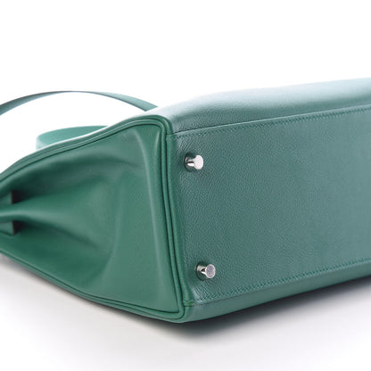 Hermes Evercolor Kelly Retourne 32 Vert Vertigo 10 of 36