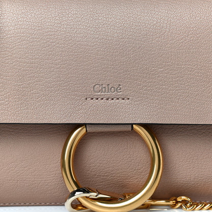 Chloe Goatskin Small Faye Shoulder Bag Biscotti Beige 10 of 13