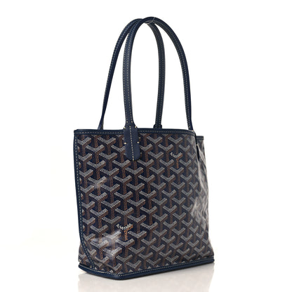 Goyard Goyardine Reversible Mini Anjou Navy 4 of 9