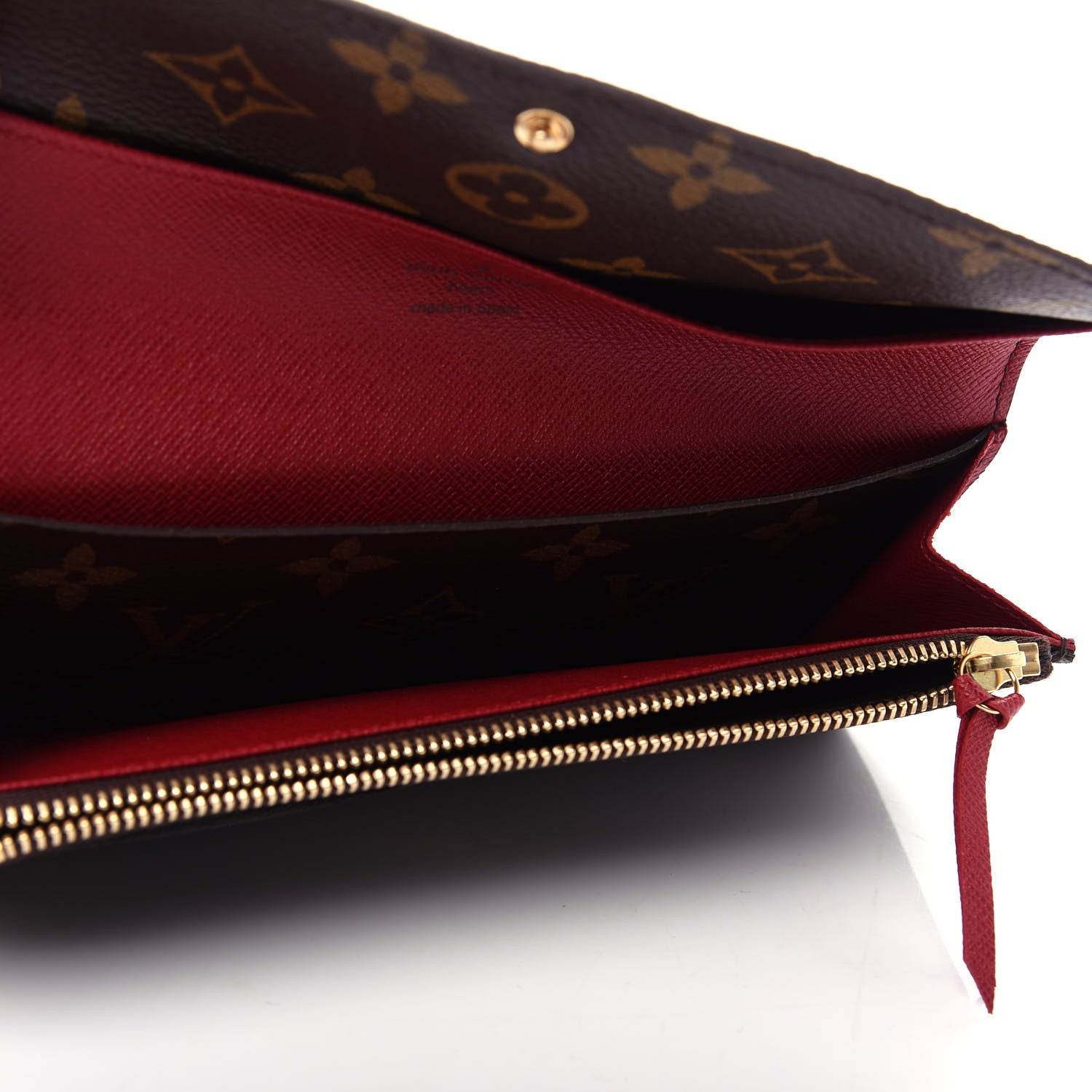 Louis Vuitton Monogram Emilie Wallet Fuchsia 5 of 8