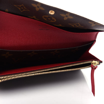Louis Vuitton Monogram Emilie Wallet Fuchsia 5 of 8