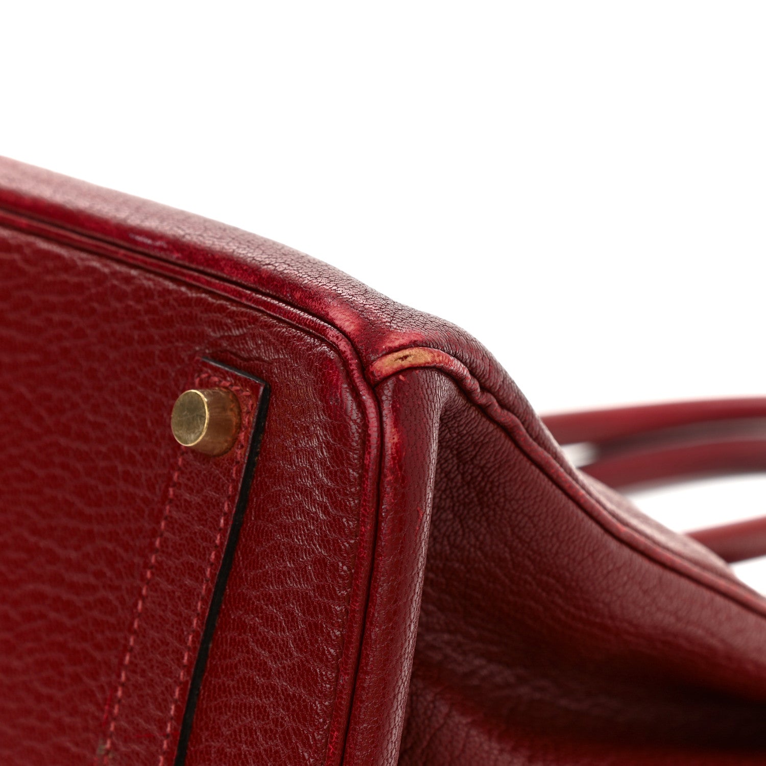 Hermes Chevre de Coromandel Birkin 35 Rouge H 10 of 20