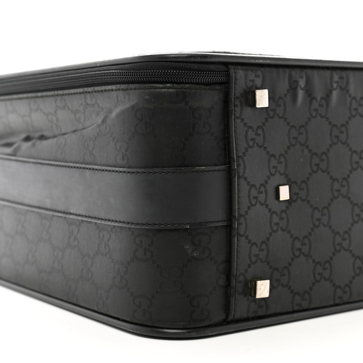 Nylon Monogram Suitcase Black