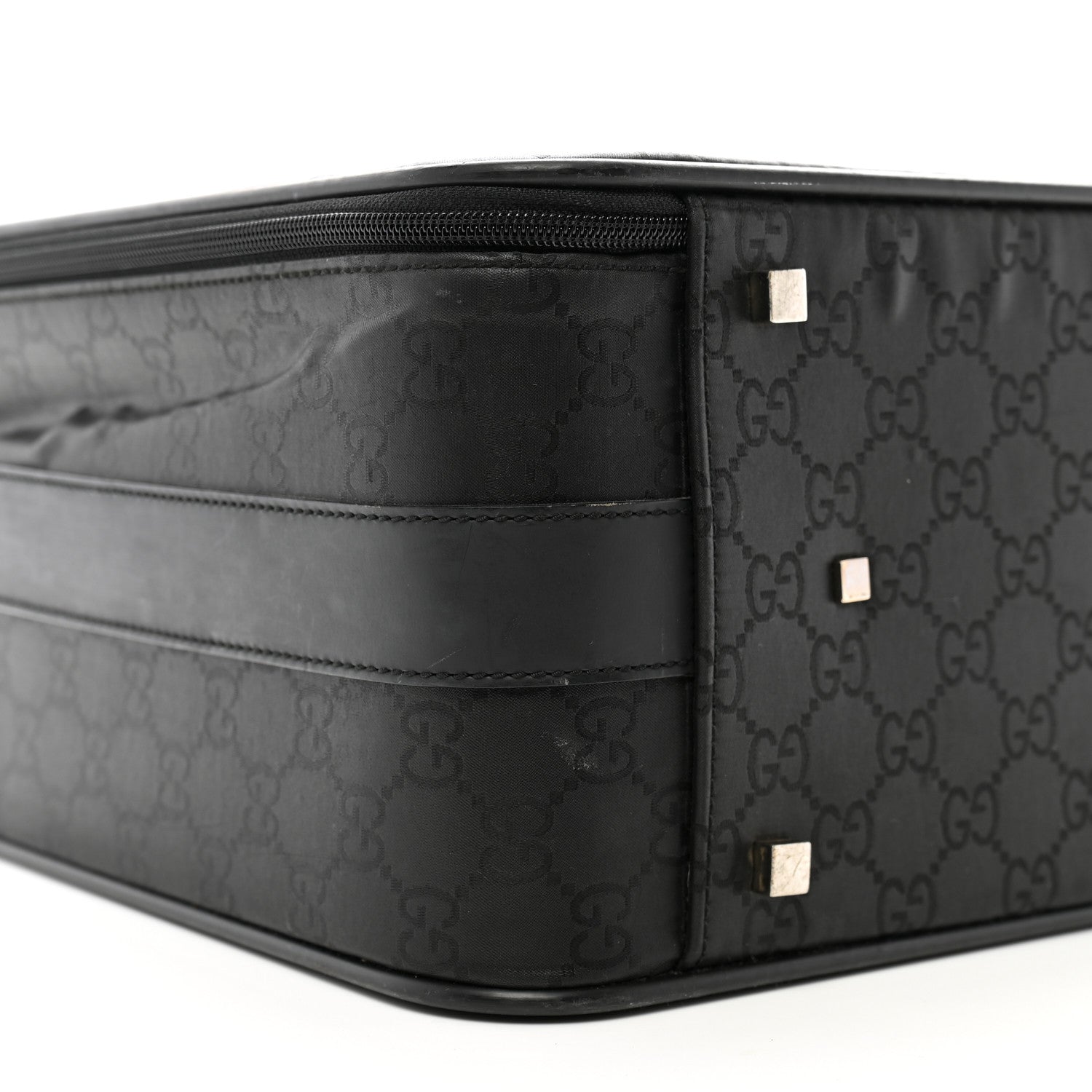 Gucci Nylon Monogram Suitcase Black 8 of 14