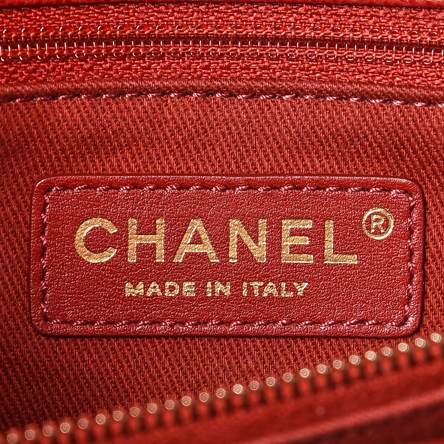 Chanel Caviar Quilted Medium Coco Handle Flap Red 10 of 11