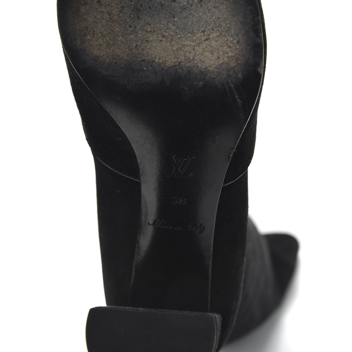 Louis Vuitton Suede Thigh High Boots 38 6 of 7