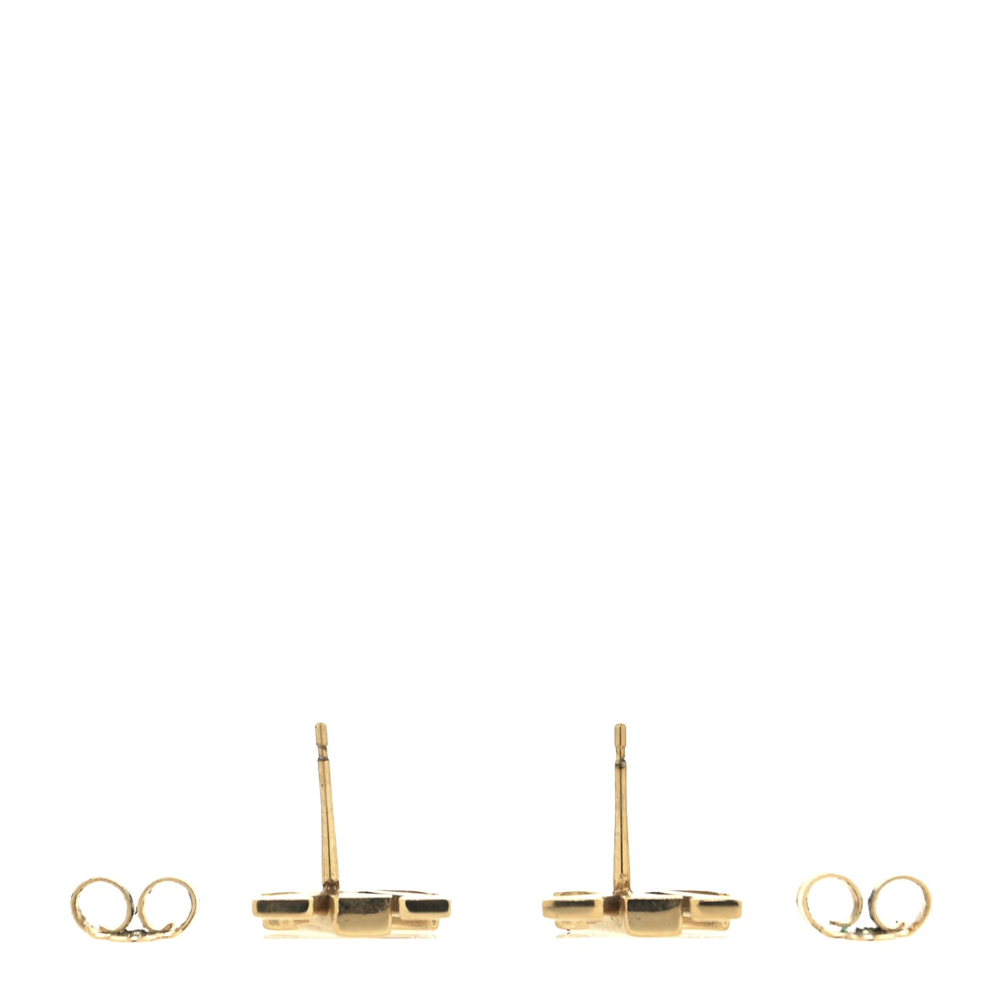 Metal LV Iconic Earrings Gold