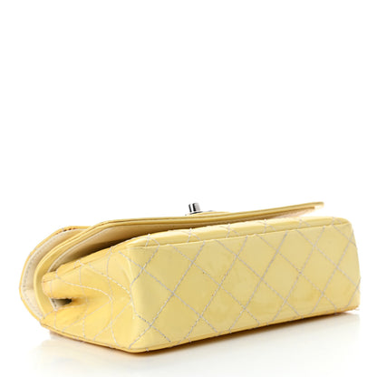 Chanel Patent Quilted Medium Double Flap Ivory 3 of 8