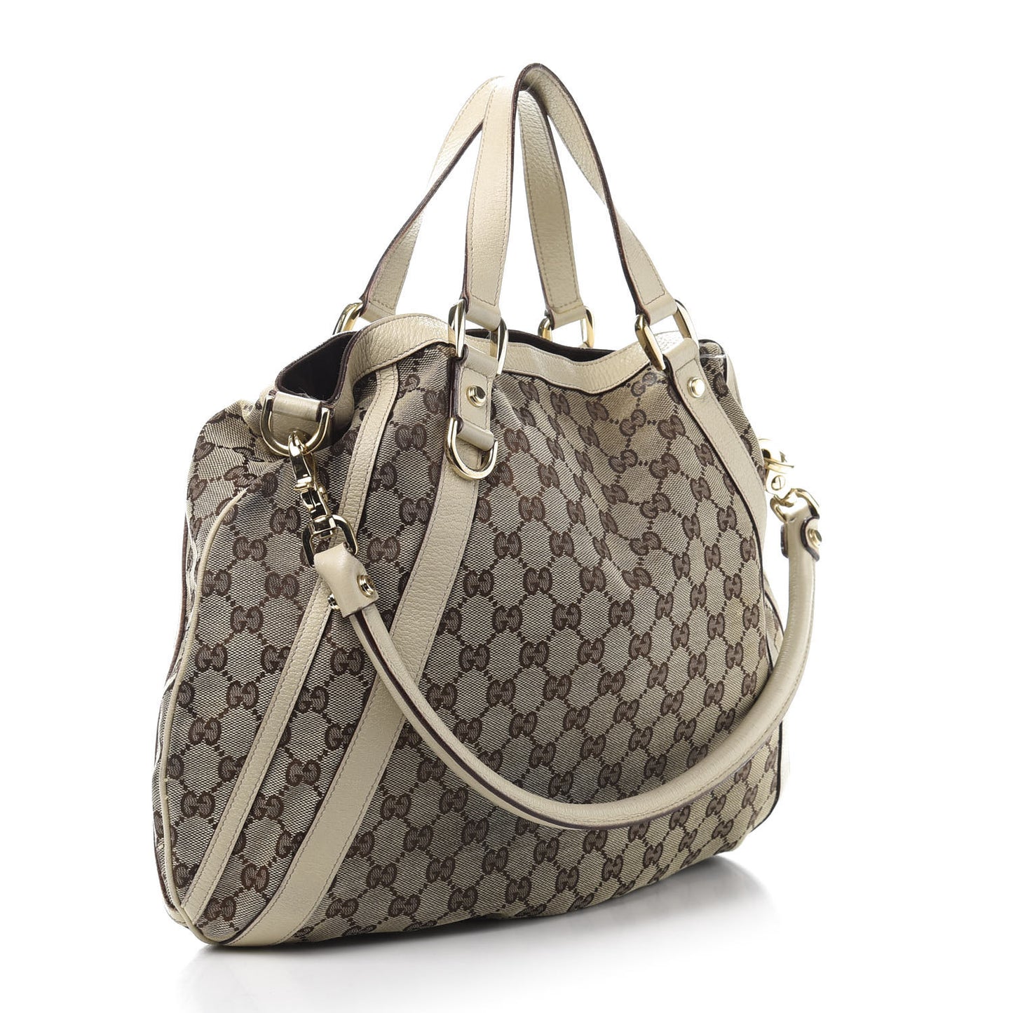 Monogram Medium Abbey Convertible Tote Off White