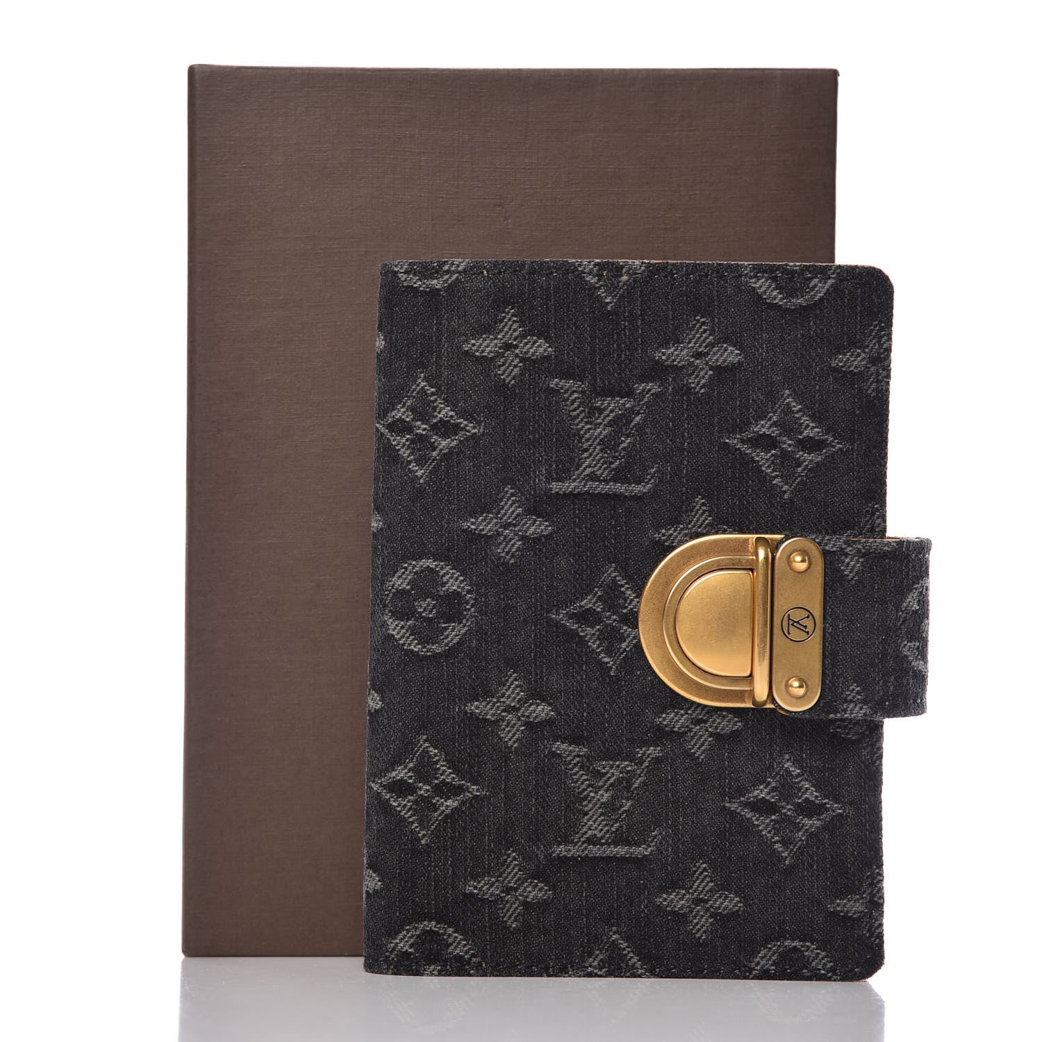 Louis Vuitton Denim Monogram Agenda PM Black 10 of 10