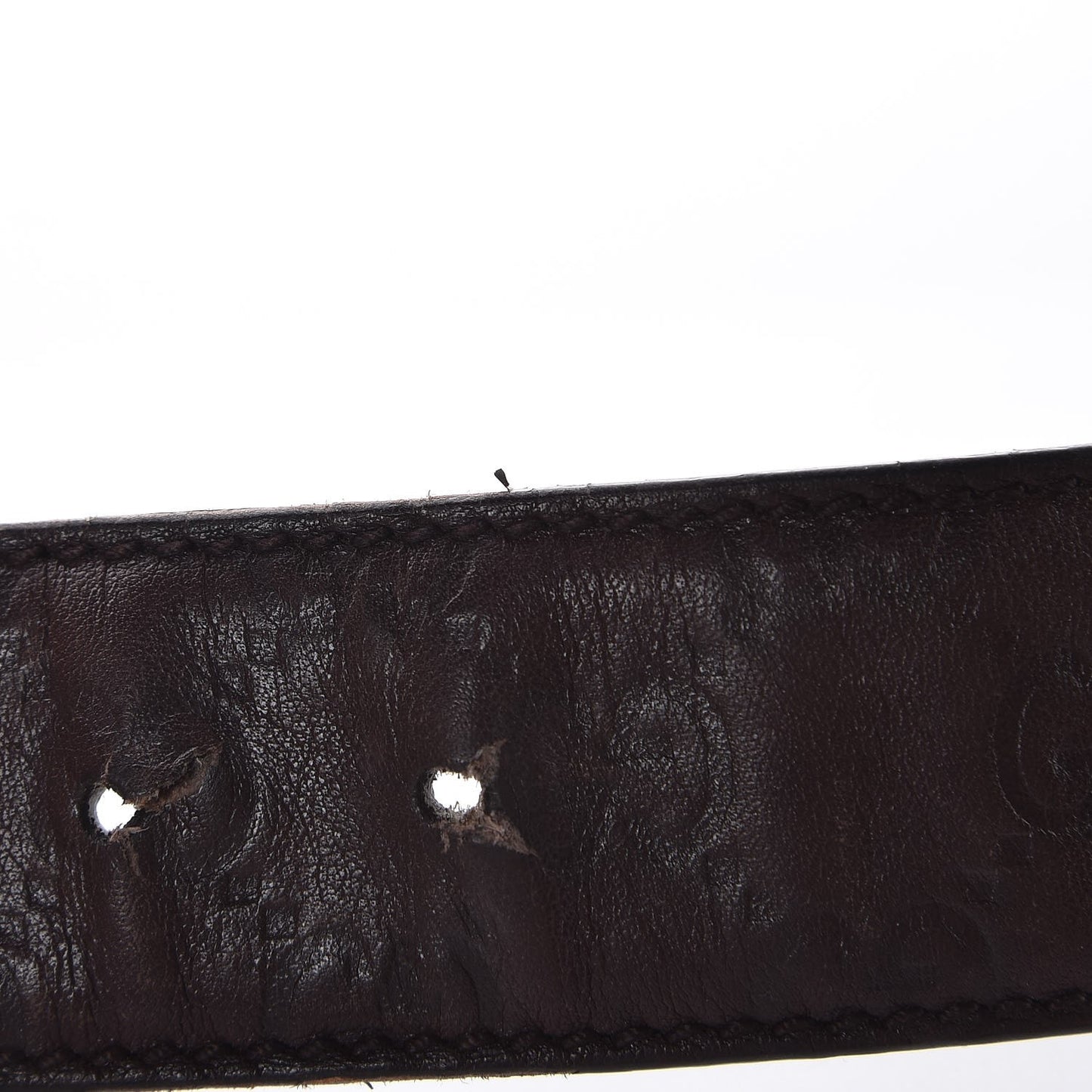 Guccissima Signature Interlocking G 40mm Belt 80 32 Dark Brown