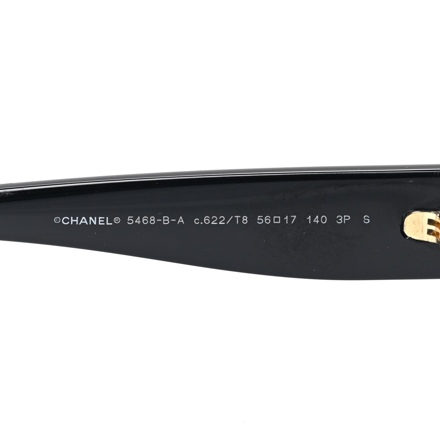 Chanel Acetate Polarized CC Sunglasses 5468B Black 6 of 6