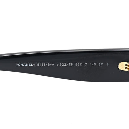 Chanel Acetate Polarized CC Sunglasses 5468B Black 6 of 6