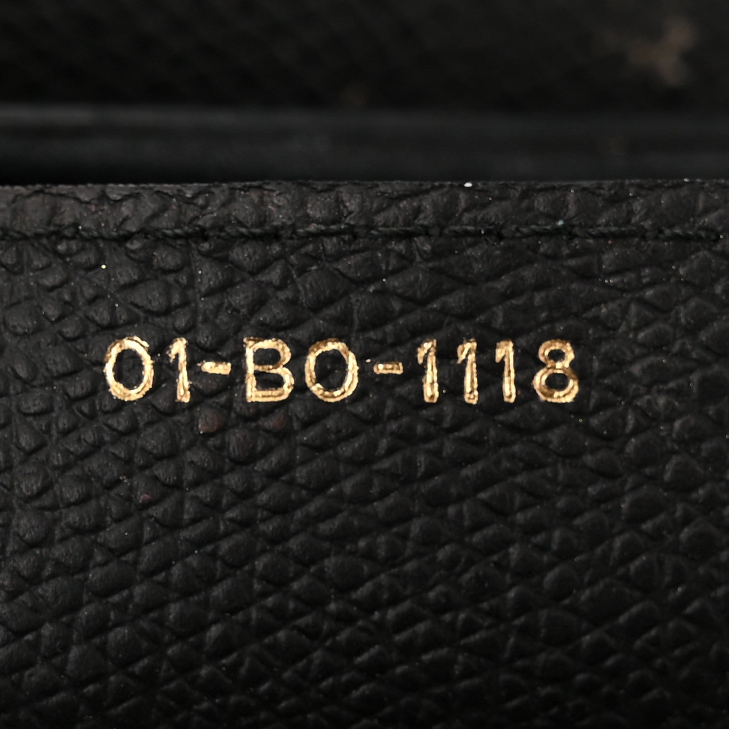 Christian Dior Grained Calfskin Saddle Bag Black 7 of 14