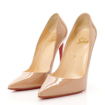 Christian Louboutin Patent So Kate 130 Pumps 40 Nude 4 of 8