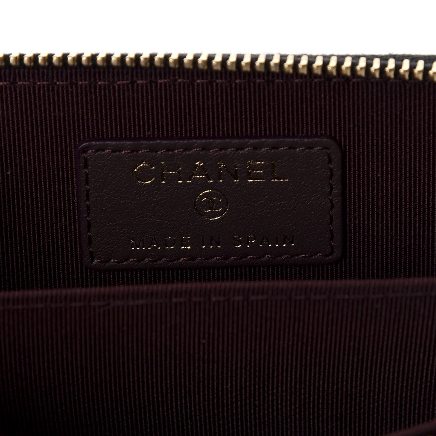 Chanel Caviar Quilted Zip Coin Purse Black 6 of 9