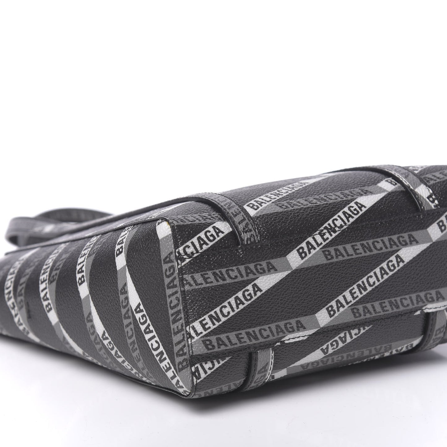 Coated Canvas Losange Monogram XXS Tote Black Grey