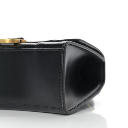 Balenciaga Shiny Box Calfskin Hourglass Top Handle Bag XS Black 9 of 9
