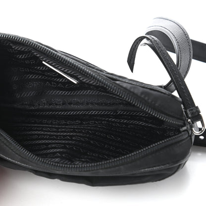 Prada Tessuto Nylon Saffiano Belt Bag Black 5 of 10