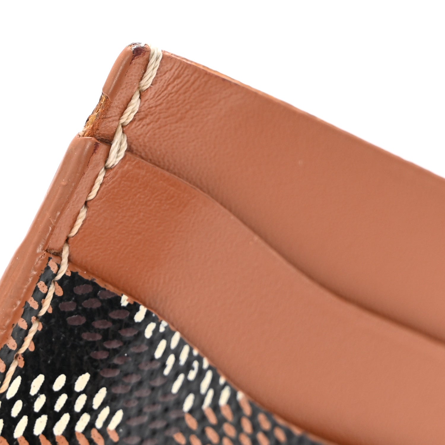 Goyard Goyardine Saint Sulpice Card Holder Black Gold 8 of 11