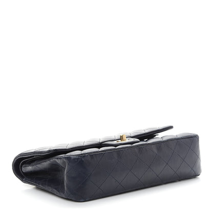 Chanel Lambskin Quilted Medium Double Flap Navy 4 of 10