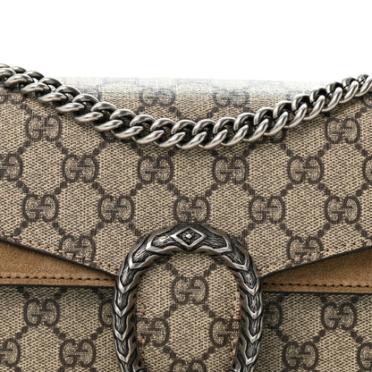 Gucci GG Supreme Monogram Small Dionysus Shoulder Bag Taupe 8 of 10