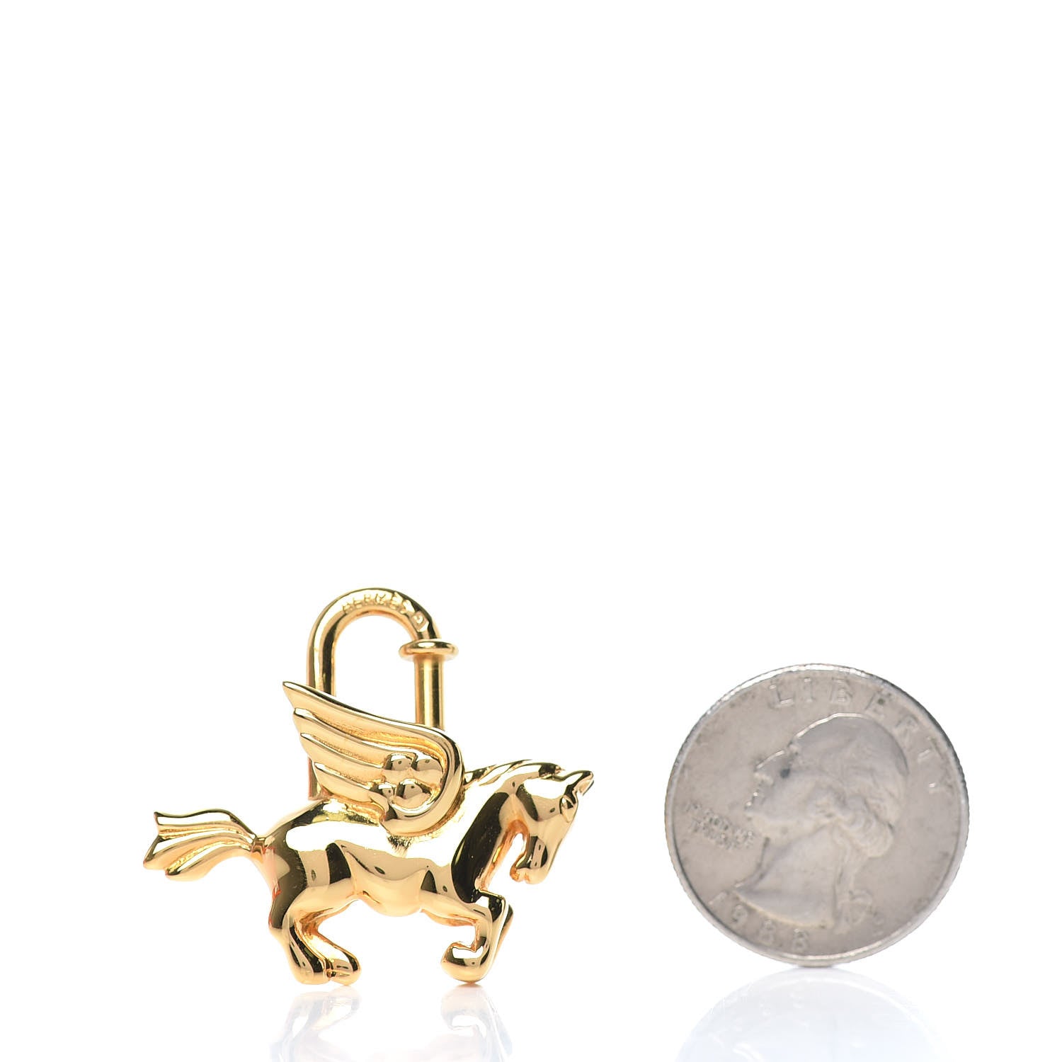 Hermes Pegasus Cadena Lock Gold 2 of 7