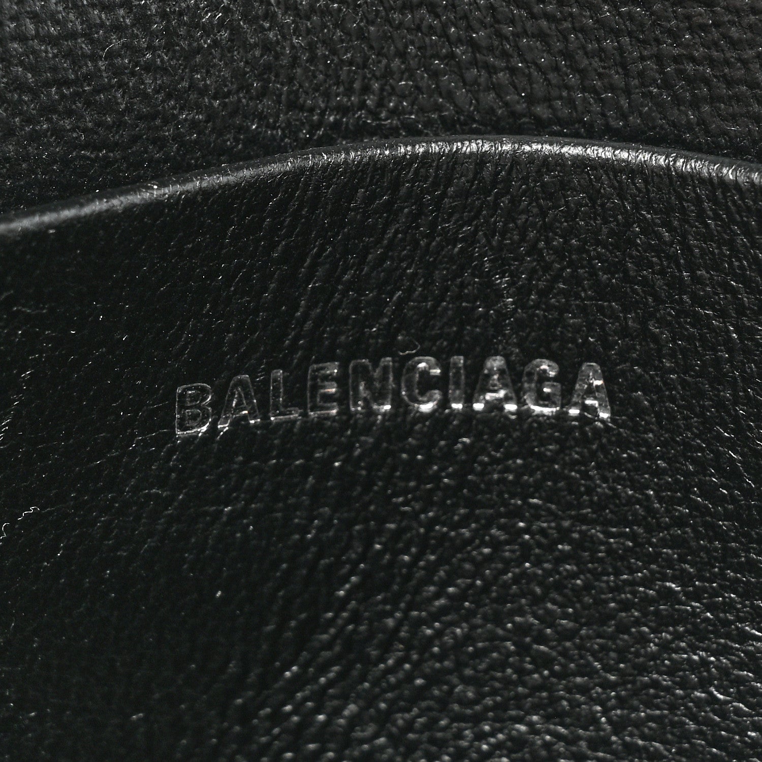 Balenciaga Grained Calfskin Hourglass Top Handle Bag Mini Black 6 of 11