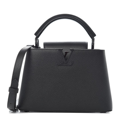 Louis Vuitton Taurillon Capucines BB Black 1 of 9