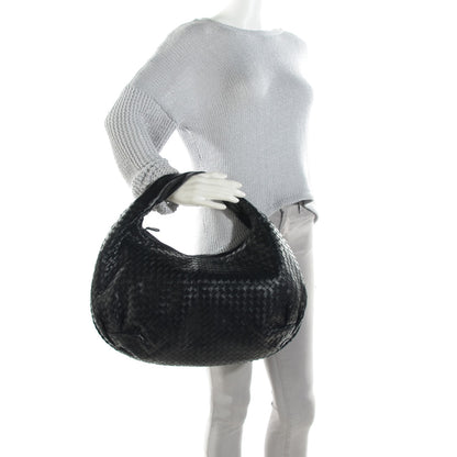 Bottega Veneta Nappa Intrecciato Large Belly Veneta Hobo Nero Black 2 of 8