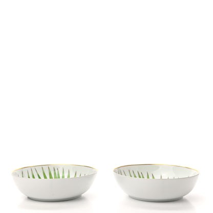 Hermes Porcelain Passifolia Cereal Bowl Set of 2 3 of 9