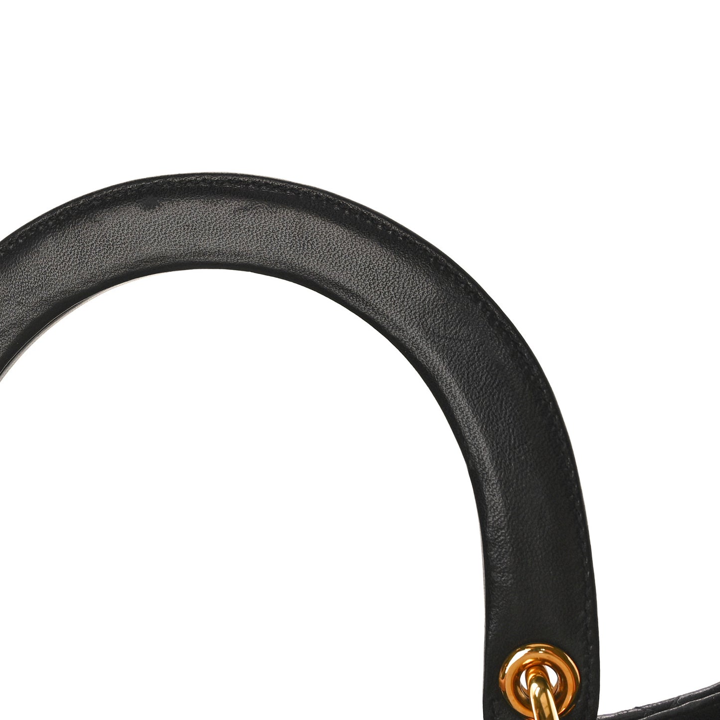 Lambskin Cannage Medium Lady Dior Black