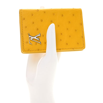 Louis Vuitton Ostrich Pocket Organizer Jaune 2 of 6